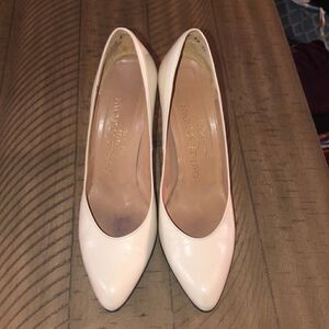 Charles Jordan Leather Semi Point Pumps Made in France 🇫🇷 4” heel SEXY!